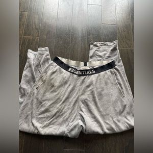 Essentials Fear of God Logo Lounge Pants size M